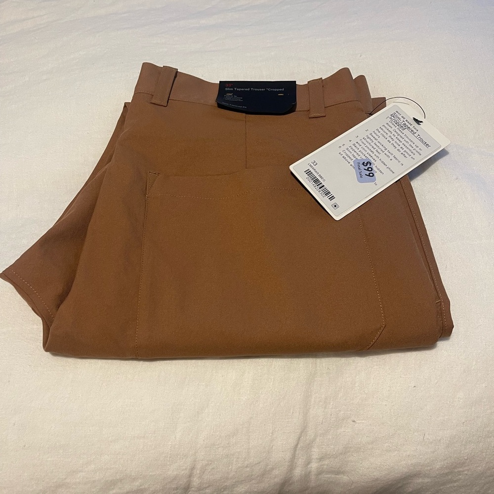 Lululemon slim tapered trouser Pants